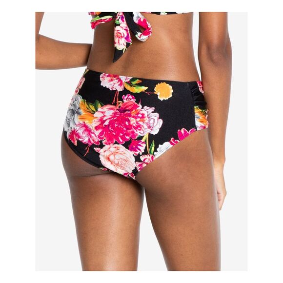 RACHEL RACHEL ROY Women's Black Stretch Ruched Swimsuit Bottom XS - Picture 2 of 2